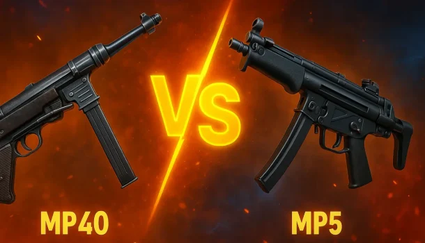 Сравнение MP40 и MP5 в Free Fire — характеристики и эффективность