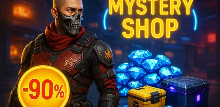 Mystery Shop в Free Fire — как получить редкий скин и алмазы